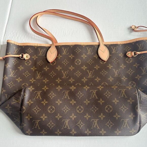 NWOT Authentic Louis Vuitton Neverfull MM Monogram Mid Size - Vintage - Picture 6 of 10